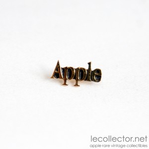 apple computer garamond vintage rare lapel pin