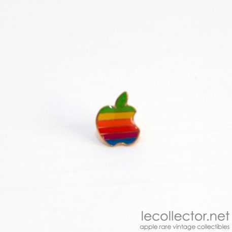 Apple computer 6 colors lapel pin rainbow made in USA