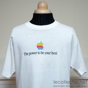 Vintage Apple Computer Power to be your best T-shirt L Large
