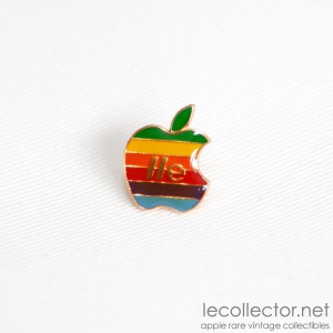 vintage 1983 Apple IIe computer lapel pin
