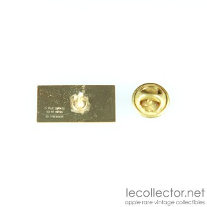 MCS Apple center lapel pin