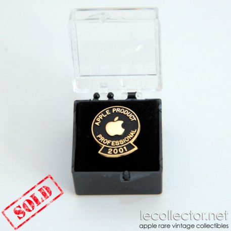 Apple professional 2001 rare lapel pin mint in box sold
