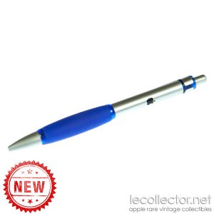 Blue promotional ball point pen Apple computer 90s metal
