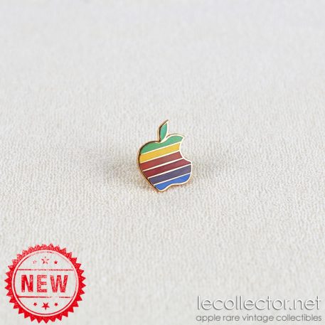 Apple computer 6 colors hard enamel king size lapel pin made in USA