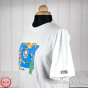 Apple vintage t-shirt dancing on a Mac pre-owned large size