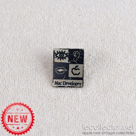 Mac developer black and silver extremely rare lapel pin