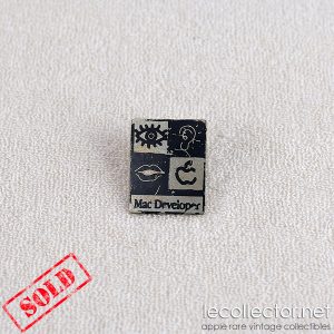 Mac developer black and silver extremely rare lapel pin