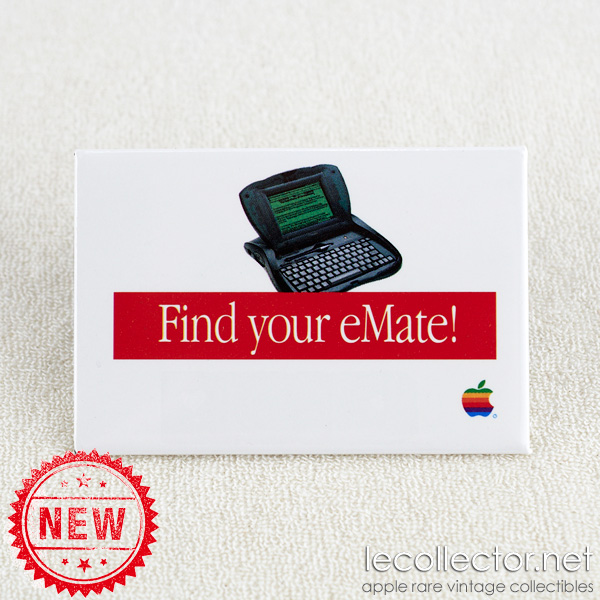 Apple rare mint badge find your eMate circa 1997